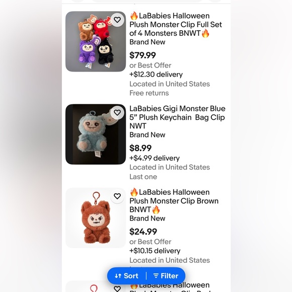 Lababies monster clips - Picture 2 of 2